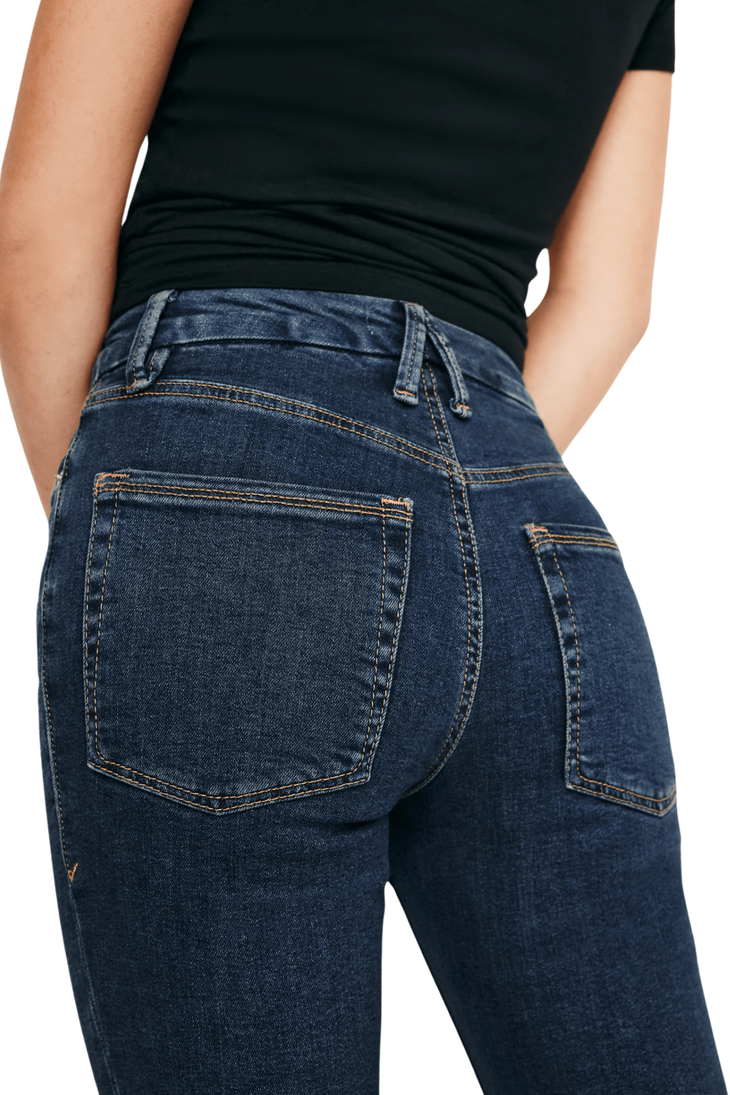 Good American Good Petite Skinny Jeans Blue609