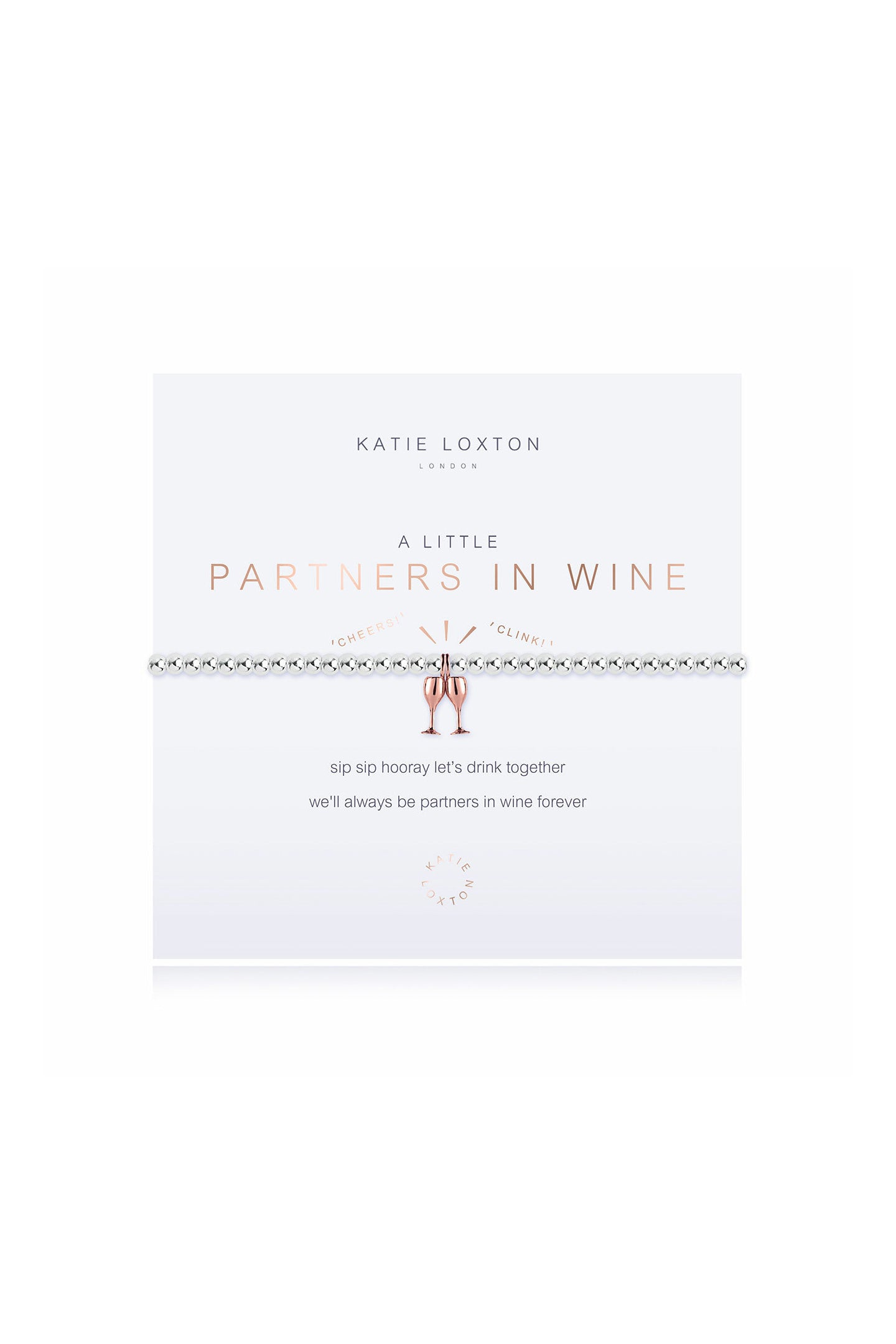 Katie Loxton A Little Bracelet Partners In Wine