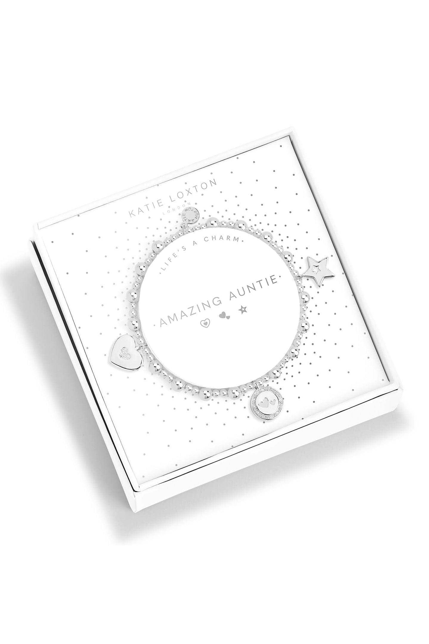 Katie Loxton Life's A Charm Bracelet Amazing Auntie