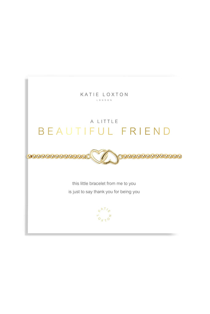 Katie Loxton Gold A Little Bracelet Beautiful Friend
