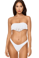 L SPACE Dixie Bikini Top White