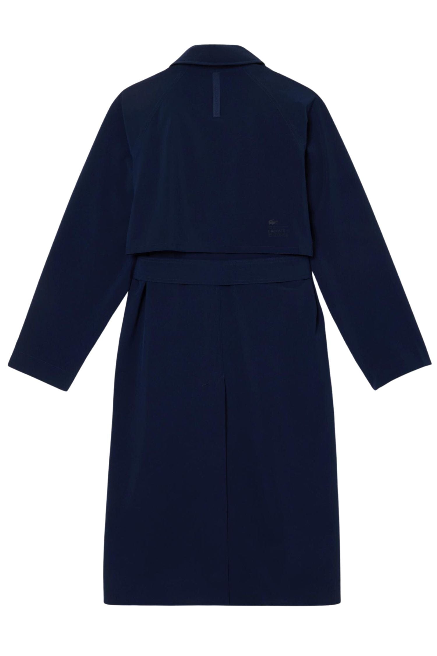 Lacoste Oversized Trench Coat Navy Blue