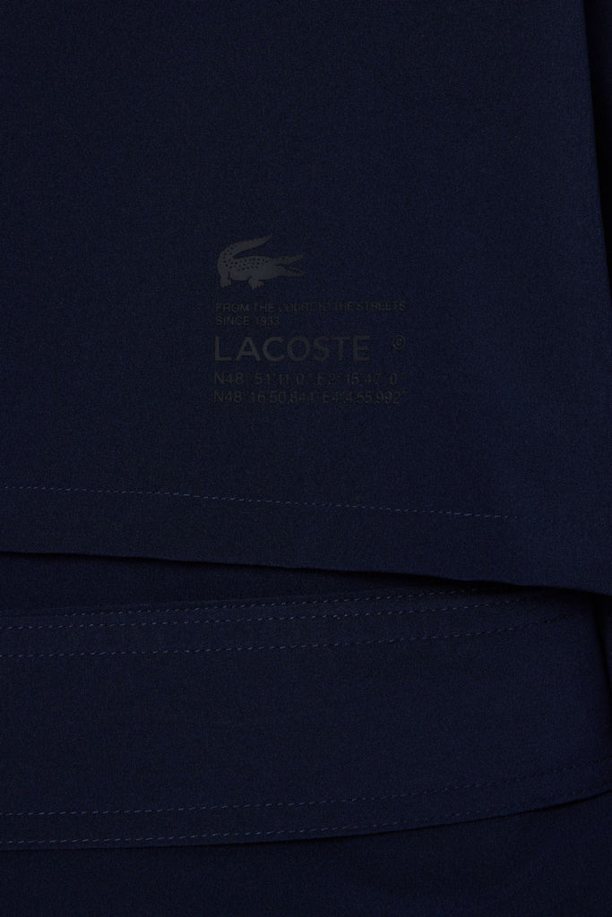 Lacoste Oversized Trench Coat Navy Blue