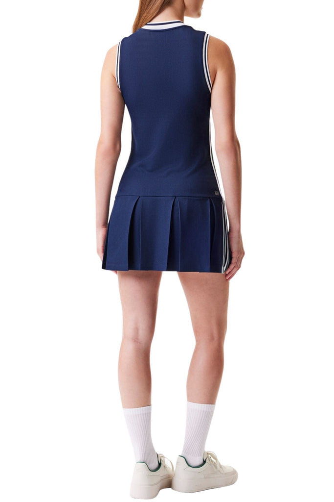 Lacoste Tennis Dress with Piqué Shorts Navy Blue