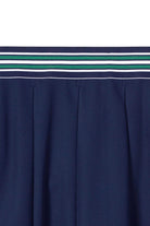Lacoste Piqué Tennis Skirt with Built-In Shorts Navy Blue