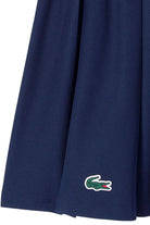 Lacoste Piqué Tennis Skirt with Built-In Shorts Navy Blue