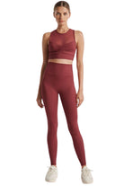 Lanston Sport Element Legging Sangria
