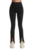 Lanston Sport Renew Split Front Legging Black