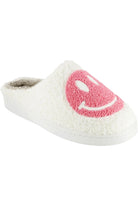 MIA Shoes COZI Shearling Slippers Blush Happy
