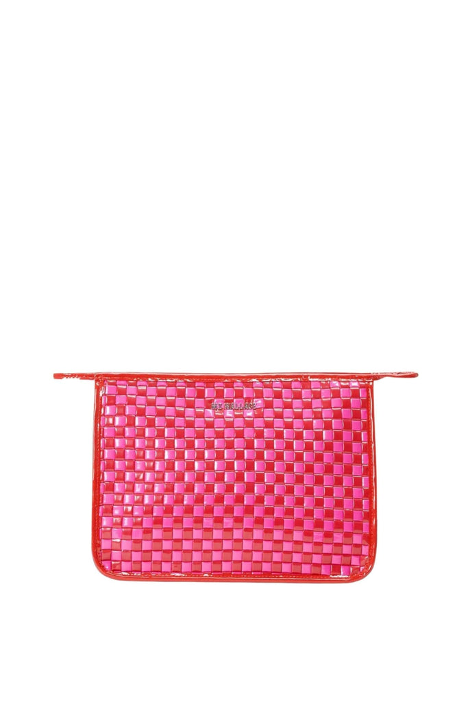 MZ Wallace Woven Clutch Candy Lacquer