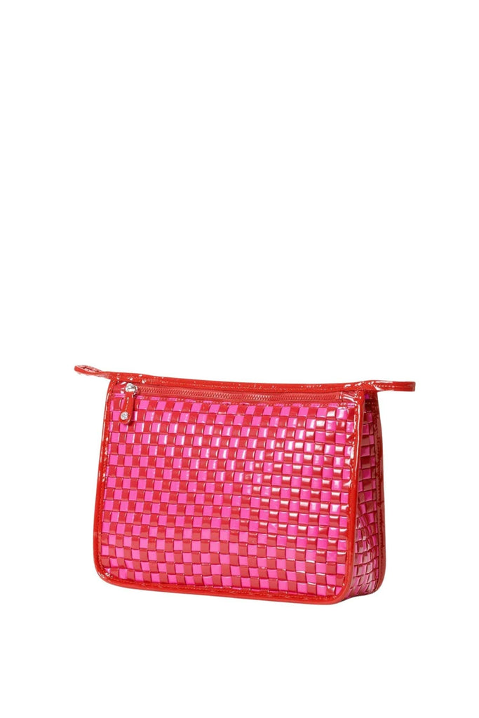 MZ Wallace Woven Clutch Candy Lacquer