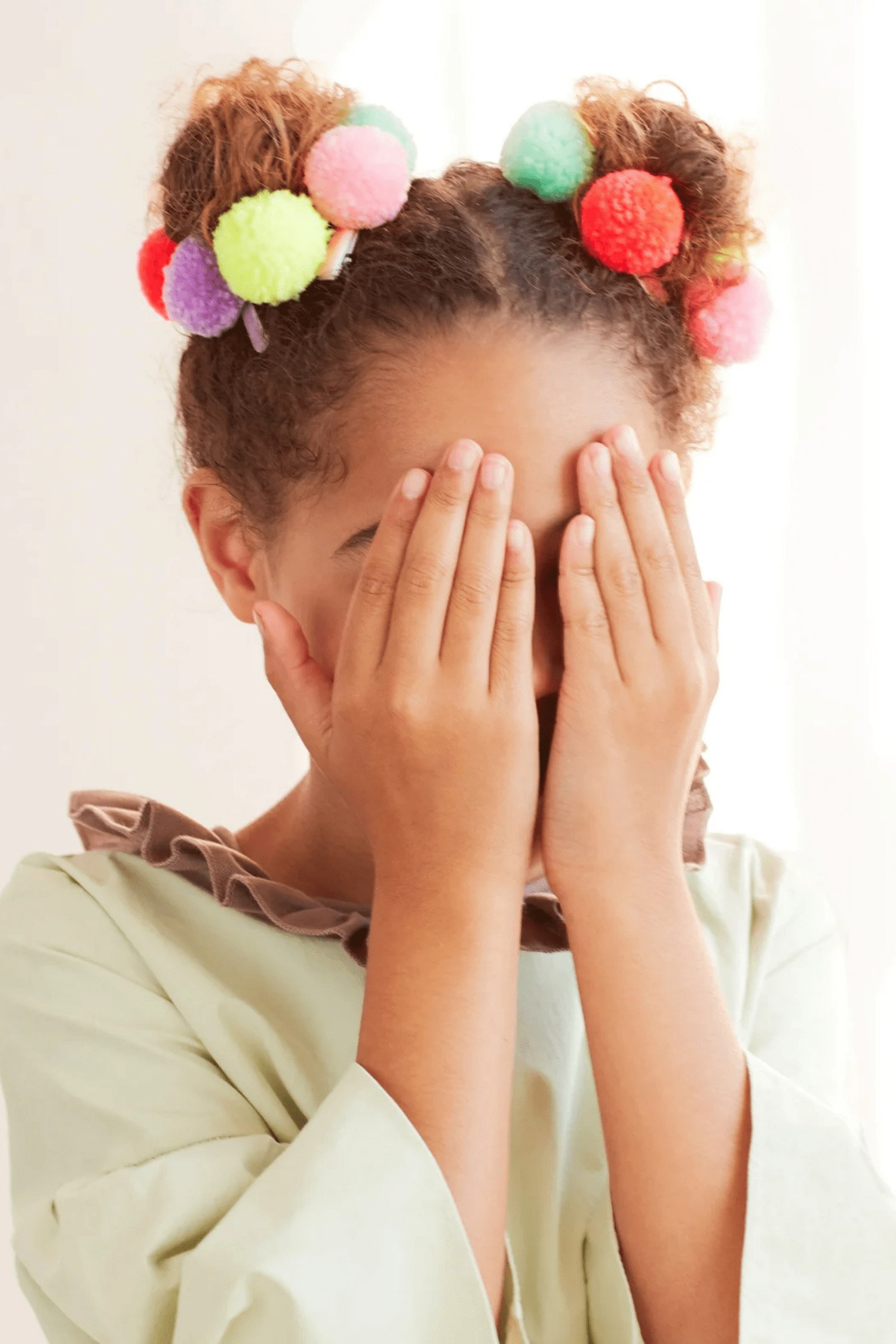 Meri Meri Pompom Unicorn Hair Clips Multicolor