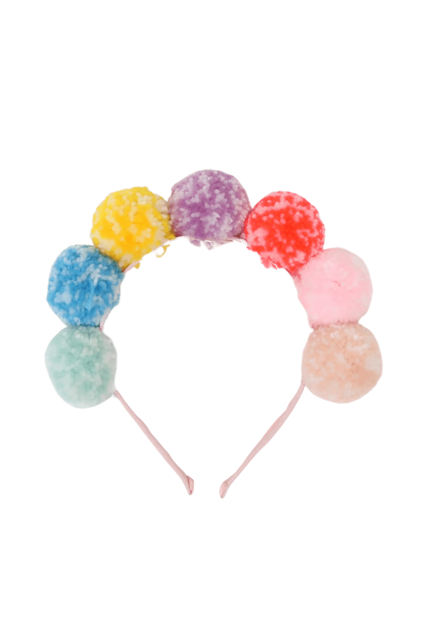 Meri Meri Rainbow Pompom Headband Multicolor