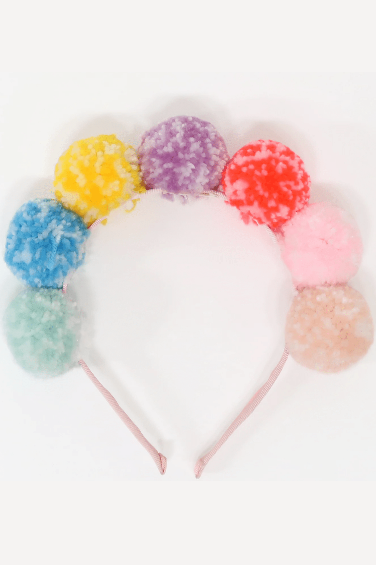 Meri Meri Rainbow Pompom Headband Multicolor