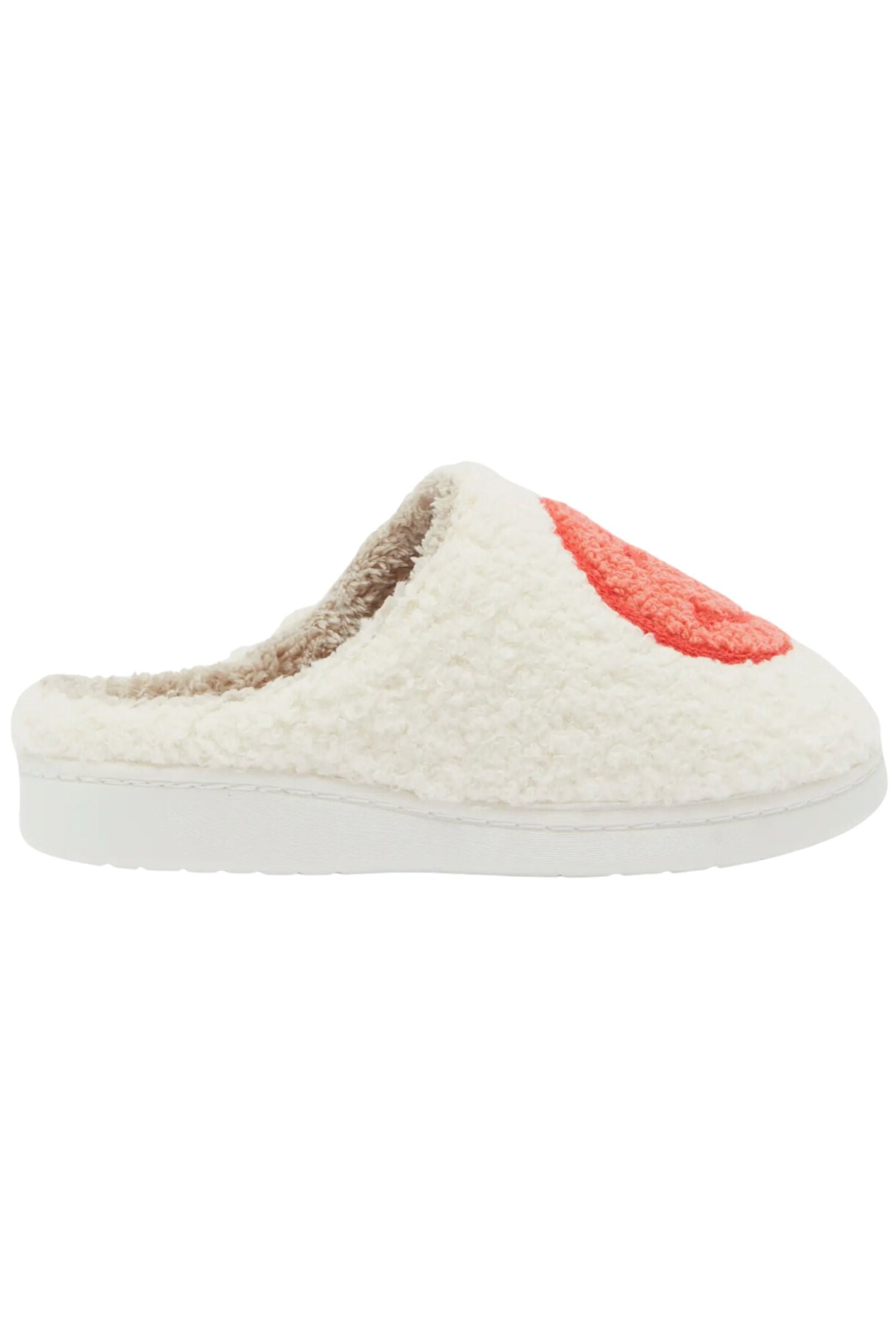 MIA Shoes COZI Shearling Slippers Orange Bolt Happy