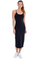 Mono B Venice Bodycon Midi Dress Black