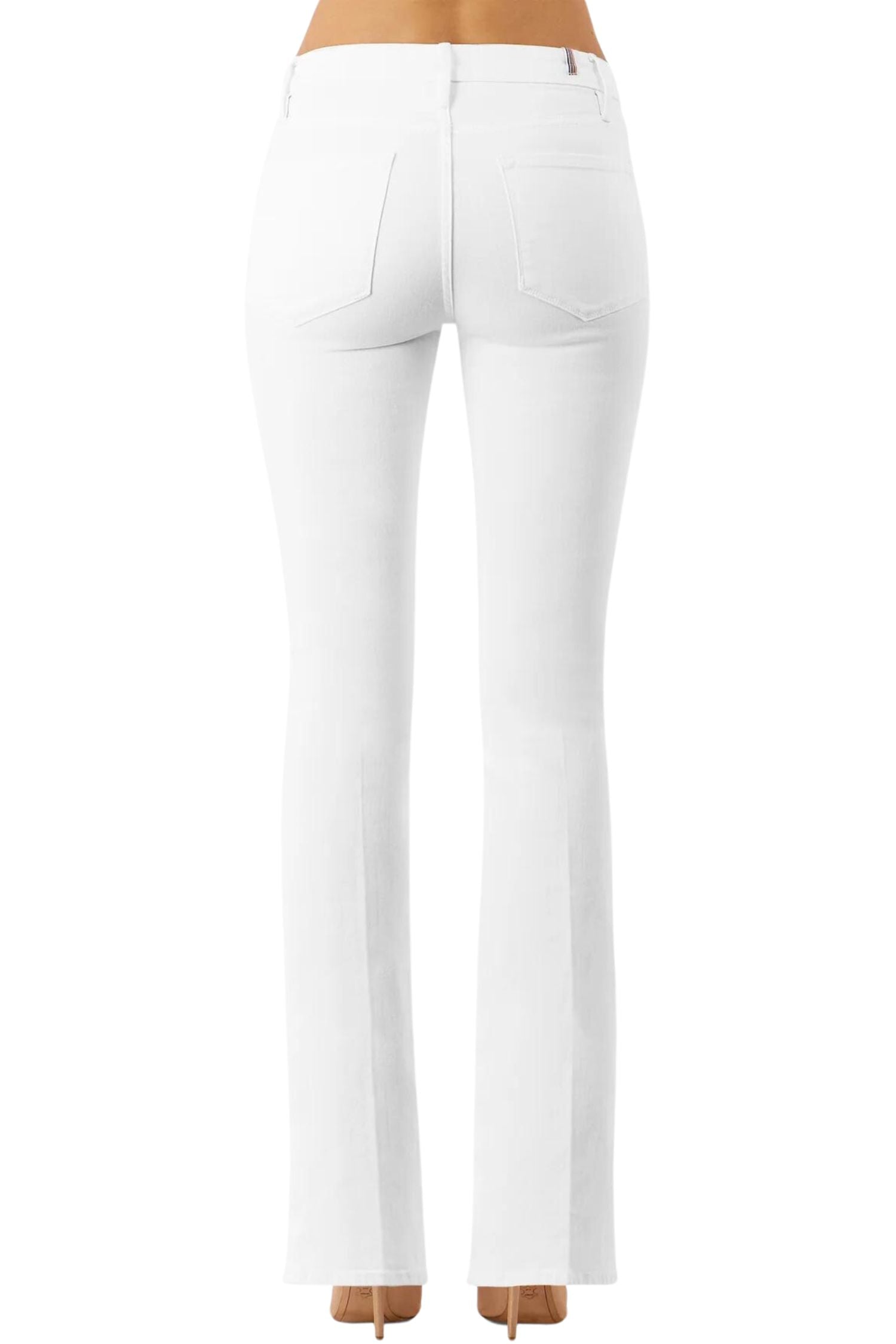 Morrison Denim The Starlet Mid Rise Boot Cut White