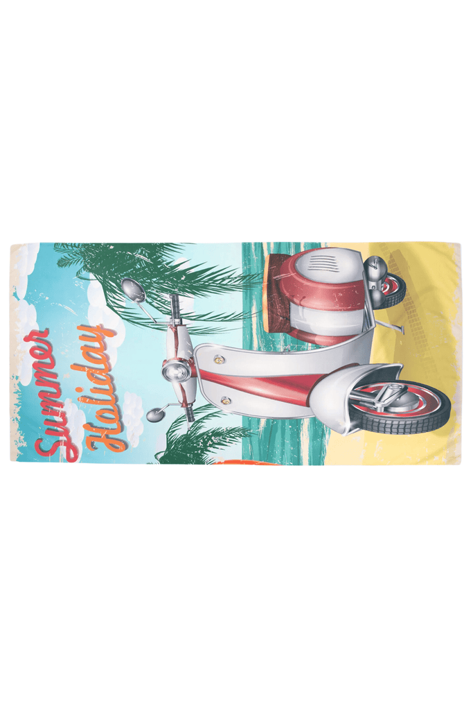 Original Towel Sand Free Micro Fiber Towel Summer Holiday Vespa