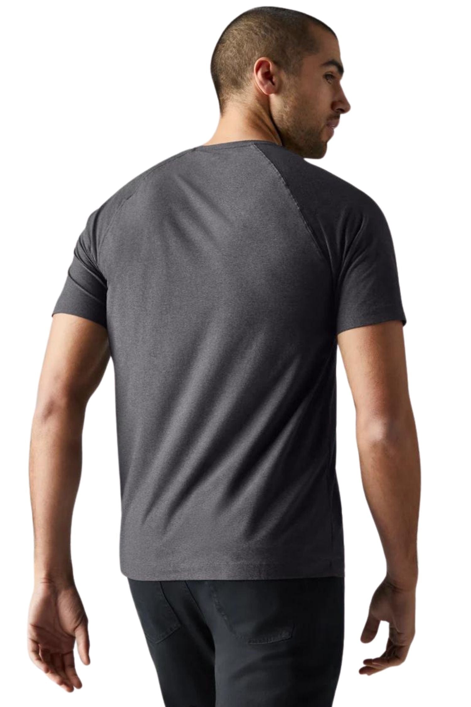 Rhone Reign Short Sleeve Black Heather