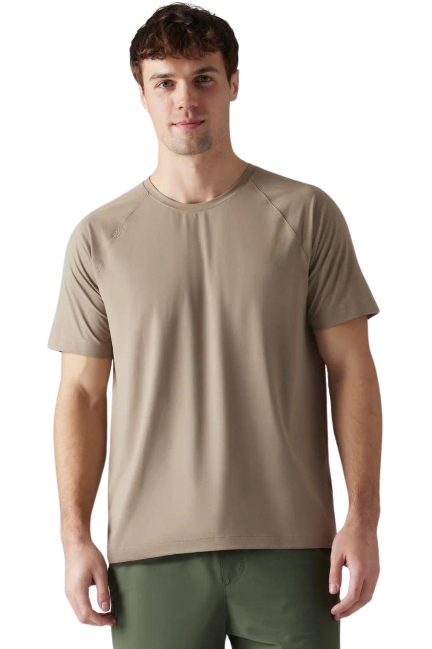 Rhone Reign Short Sleeve Timberwolf Brown