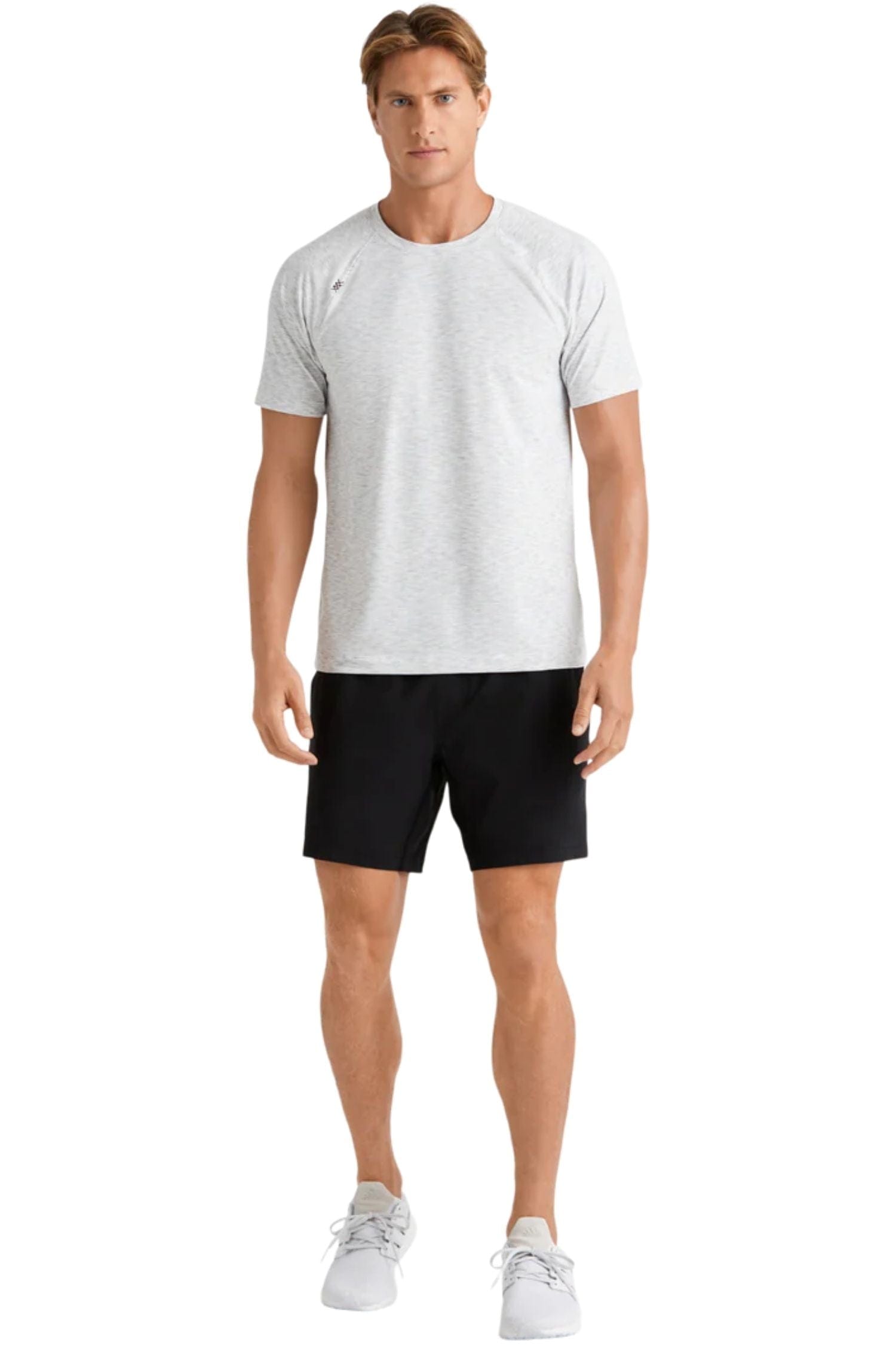 Rhone Reign Short Sleeve Gray Space
