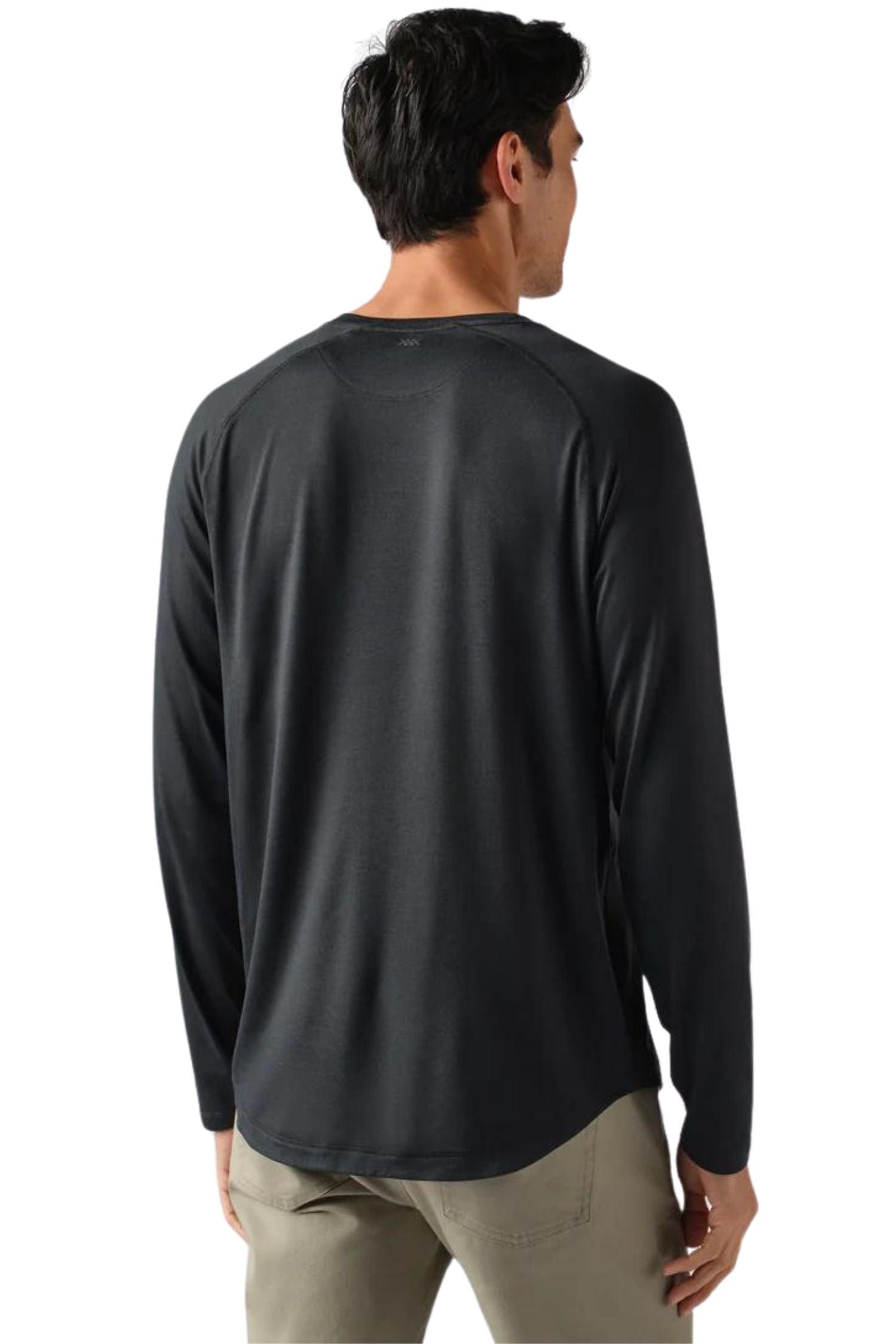 Rhone Atmosphere Long Sleeve Tee Black Heather