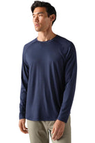 Rhone Atmosphere Long Sleeve Tee Navy Heather