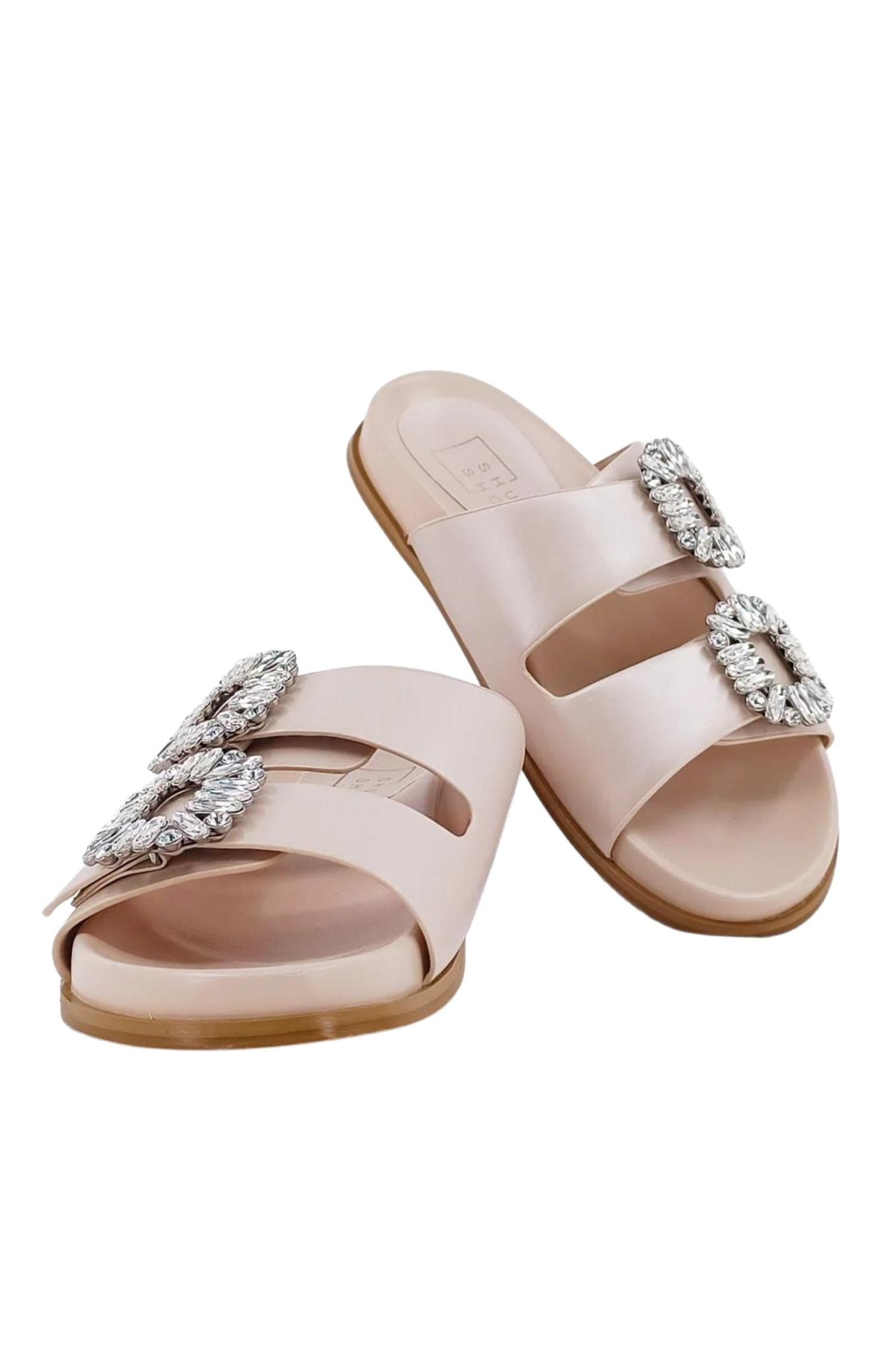 Gold Bridgette Slippers Shu Shop Bridget Sandals – Fitness Hub Shop