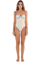 Saudade Swim Azure Rose One Piece