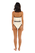 Saudade Swim Azure Rose One Piece Ivory
