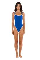 Saudade Swim Azure Rose One Piece Pacific