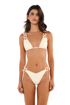 Saudade Swim Samba Bikini Top Ivory
