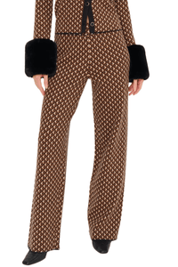Zermatt Sweater Pants- Carmel Geo Knit
