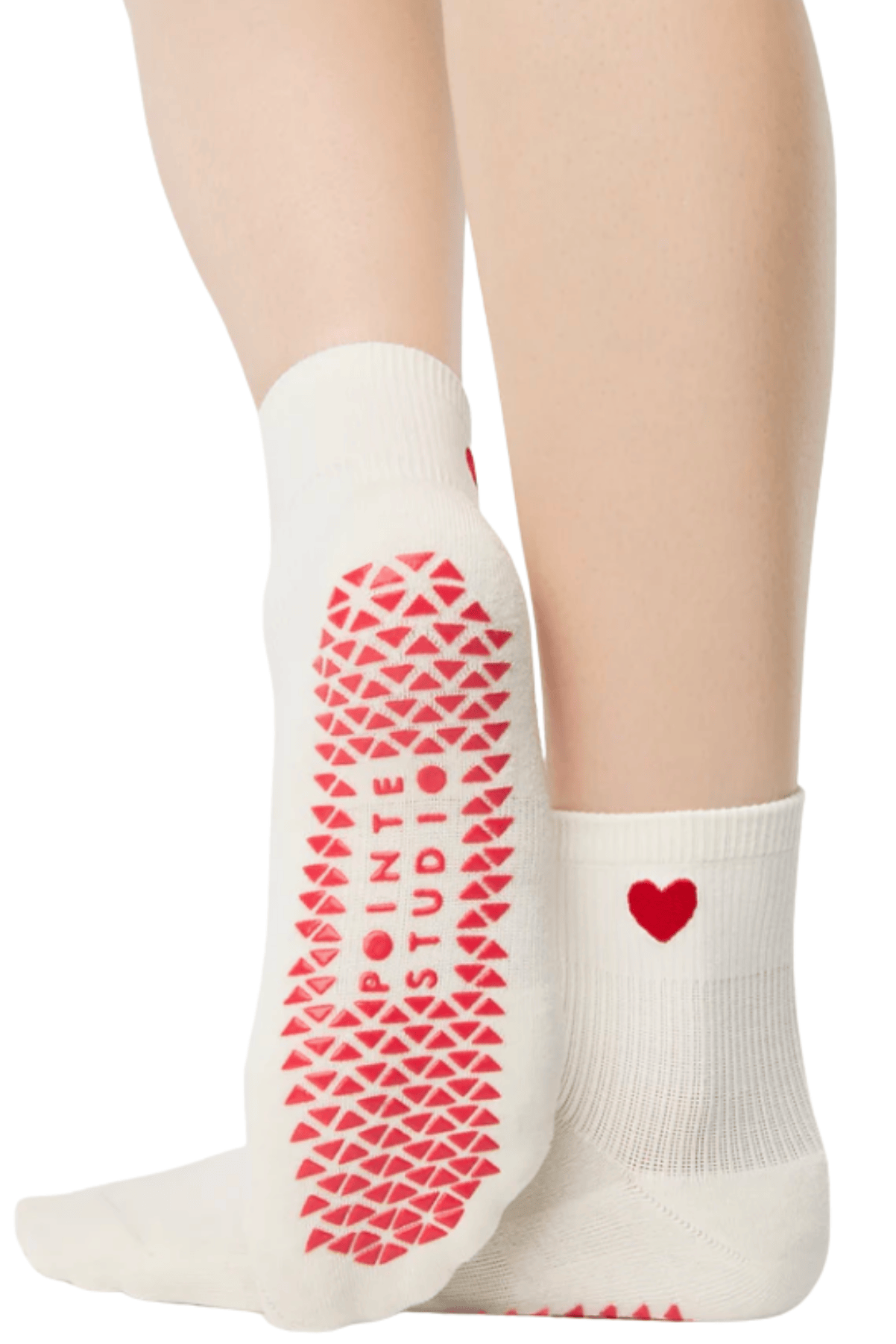 Heart Ankle Grip Sock