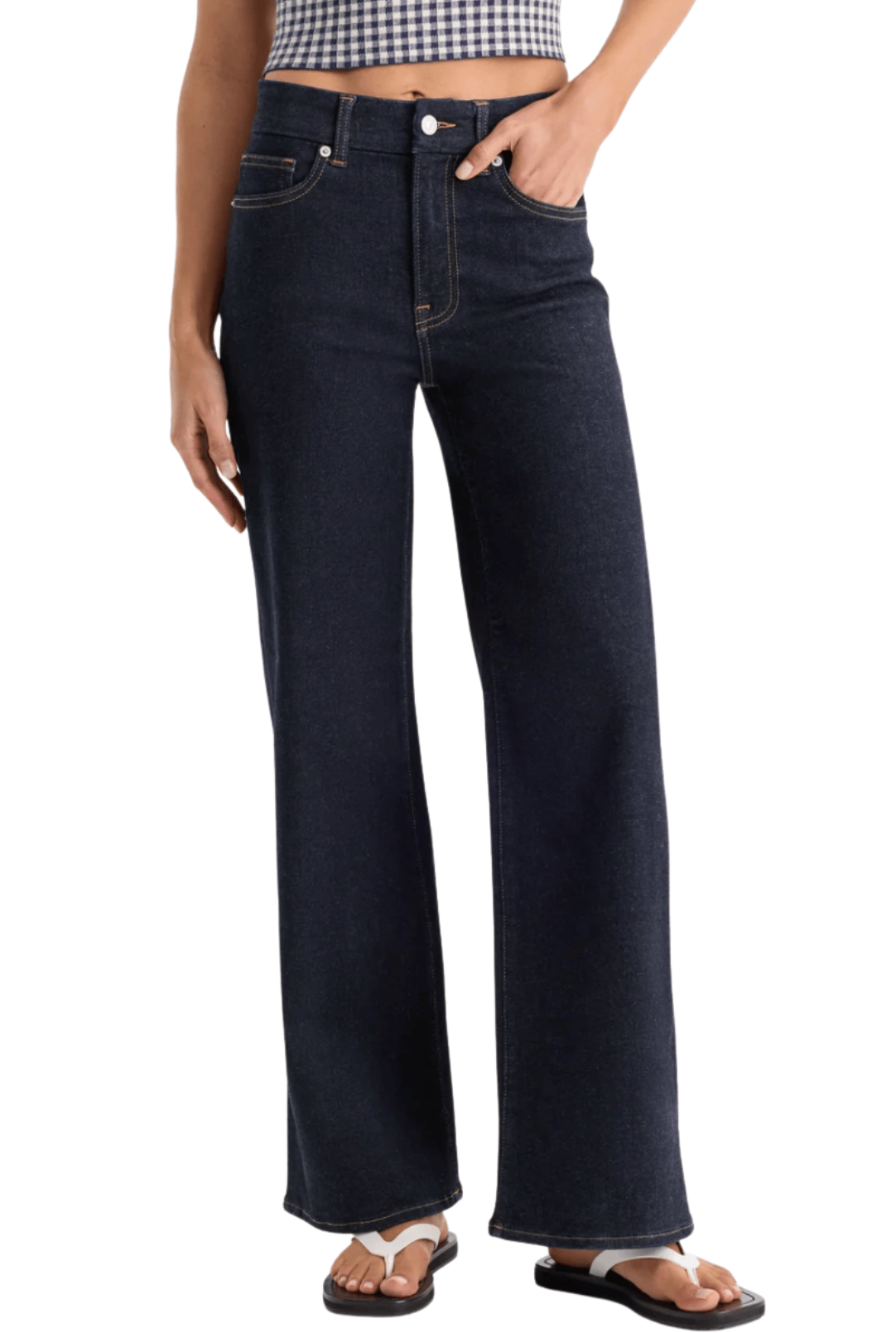 Always Fits Petite Slim Palazzo Jeans