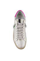 Shu Shop Paula Star Sneaker Silver Distressed