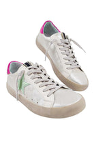 Shu Shop Paula Star Sneaker Silver Distressed