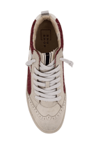 Shu Shop Paulina Sneakers Dark Red Glitter