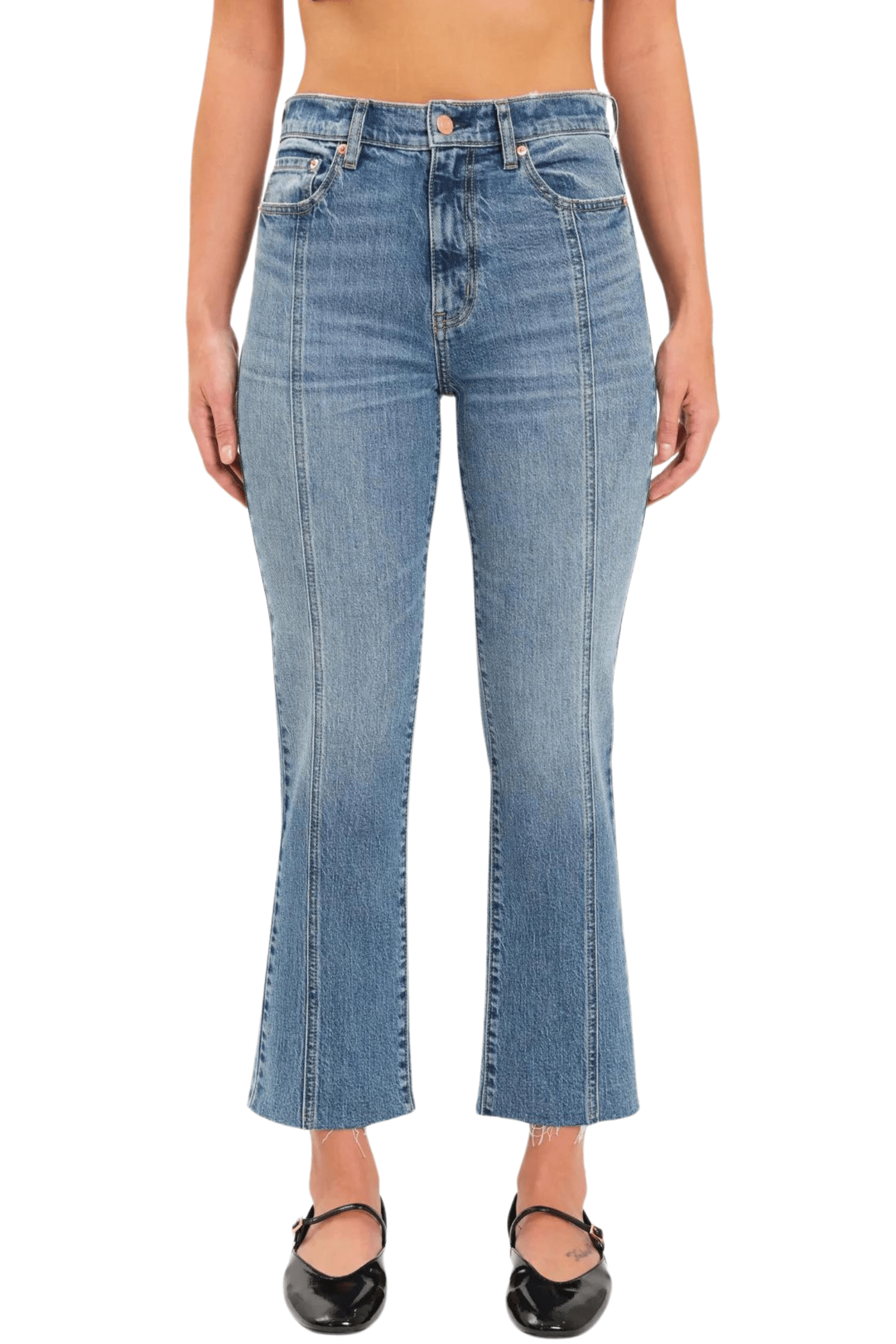 Daze Denim Shy Girl Crop Brooklyn