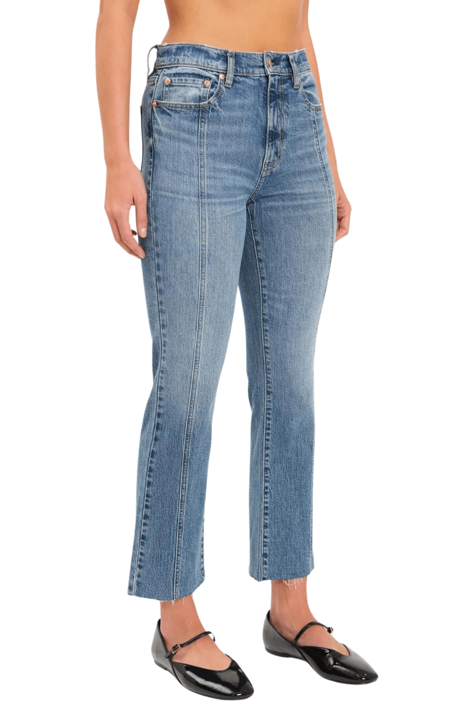 Daze Denim Shy Girl Crop Brooklyn