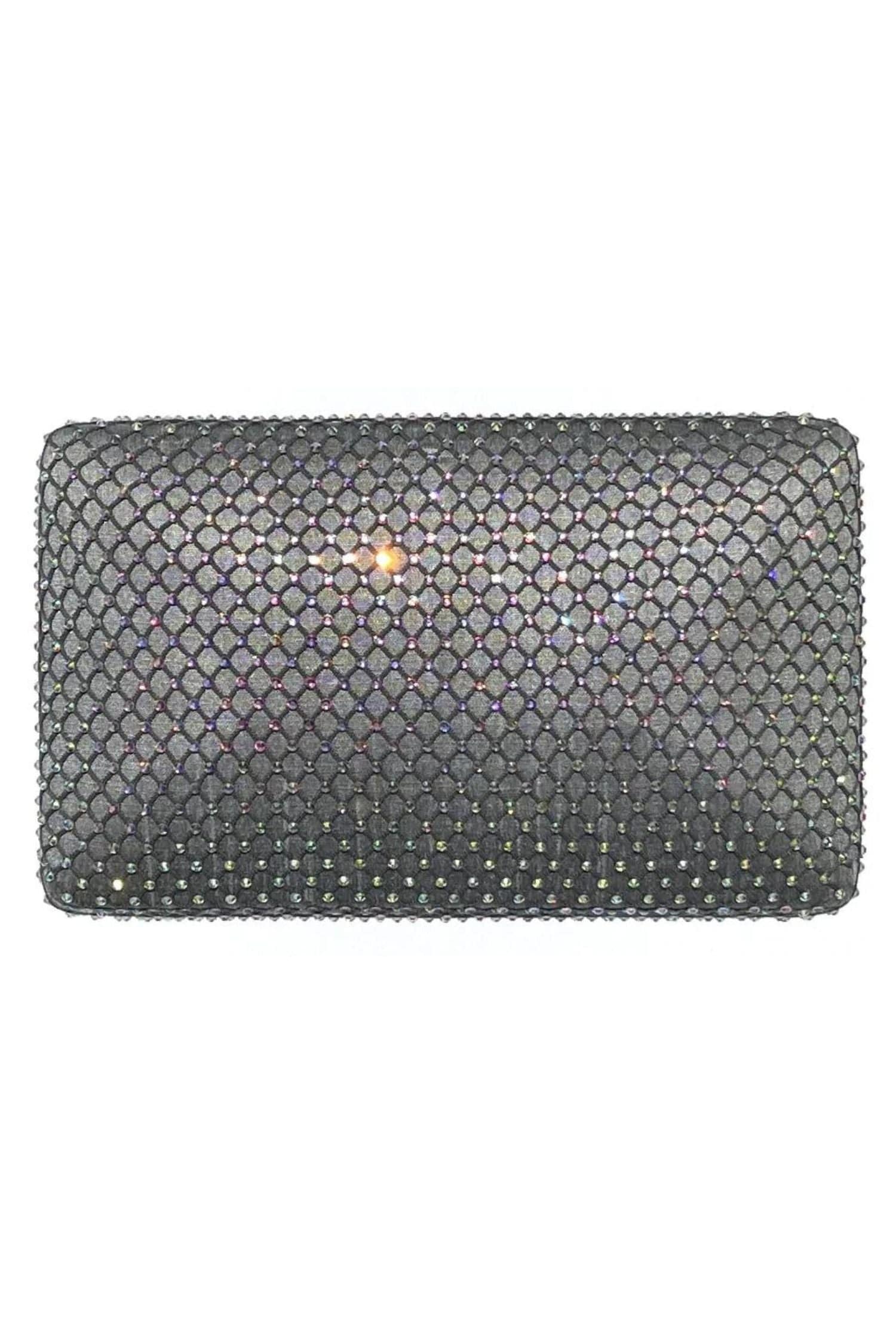 Simitri Fishnet Crystal Gray