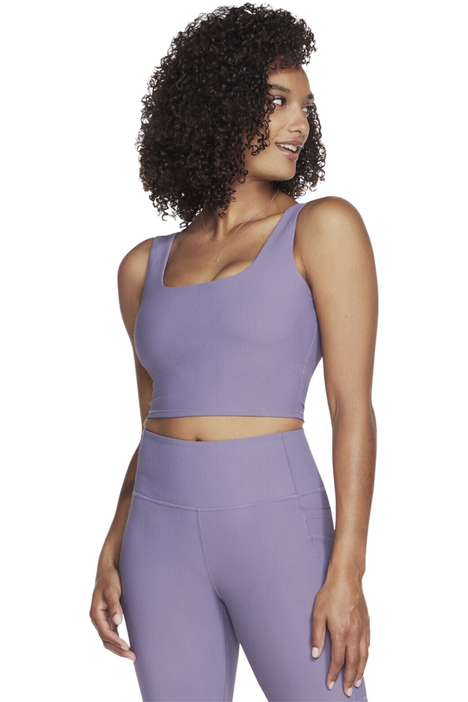 Skechers Go Flex Rib Bra Grey Purple