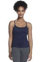 Skechers GoStretch Diamond Brushed Crop Navy