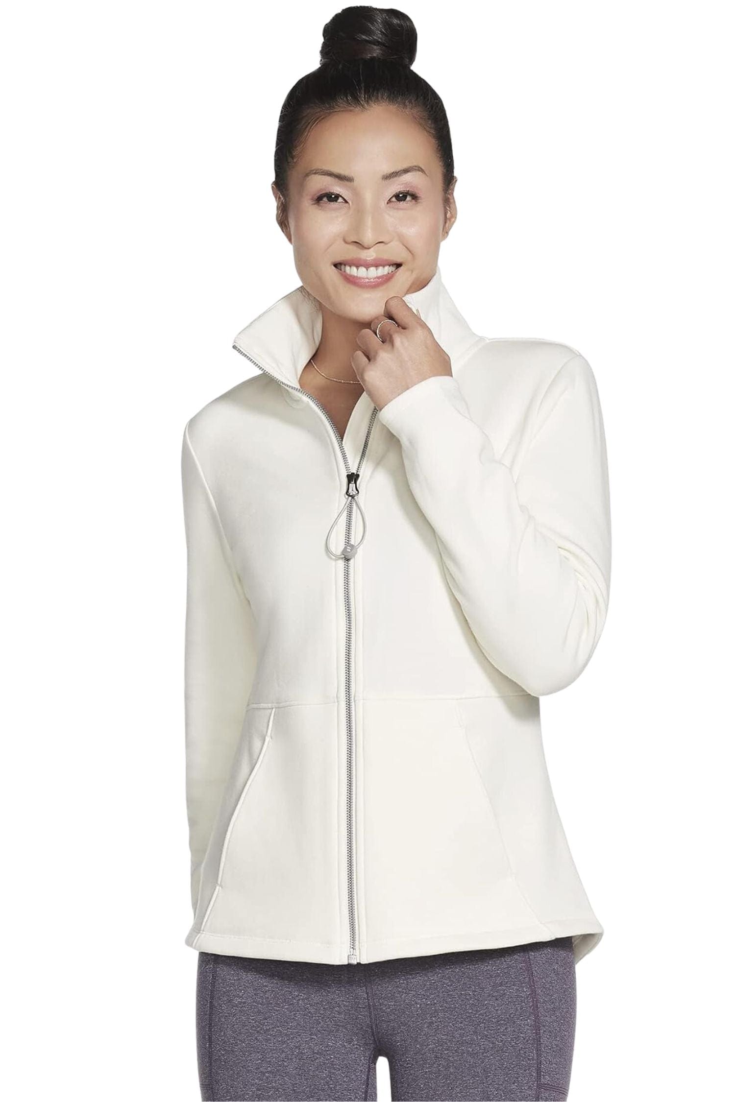 Skechers Go Snuggle Jacket Off White