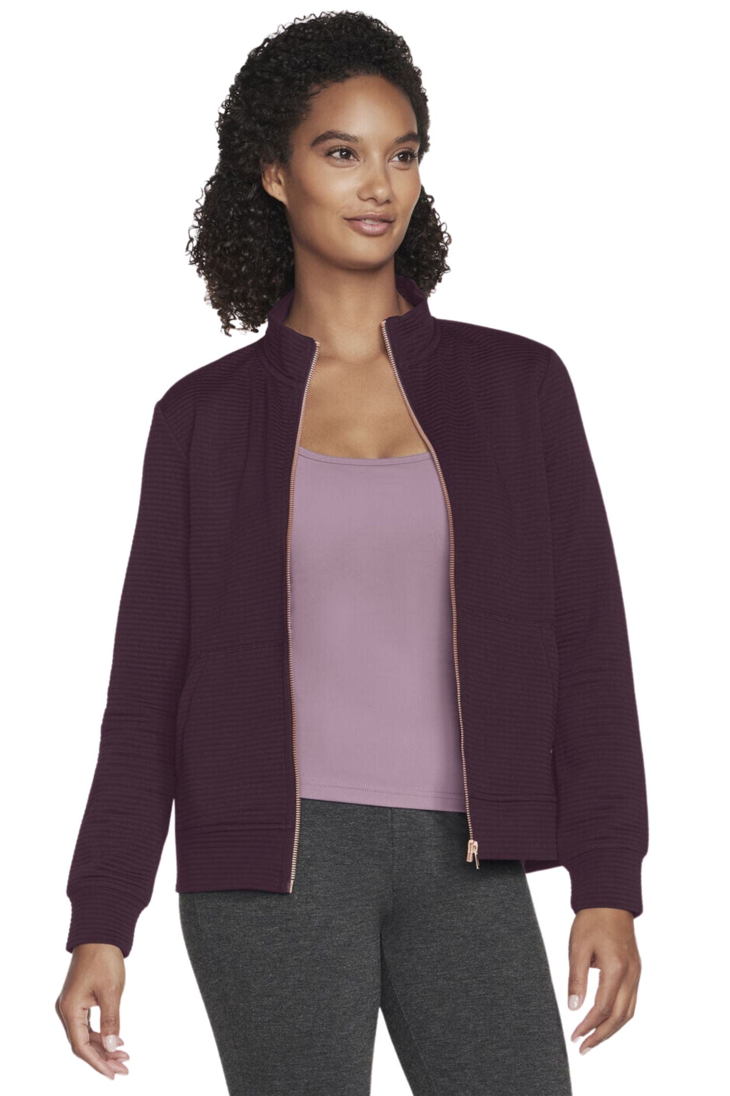 Skechers The GoWalk Hoodless Hoodie Purple