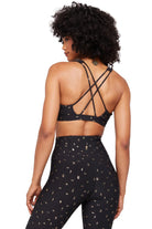 Spiritual Gangster Studio Dream Tech Bra Moon Phase Gold Foil