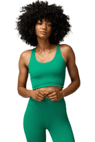 Spiritual Gangster Amor Crop Tank Jade