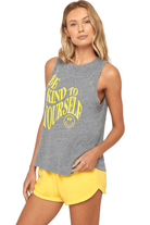 Spiritual Gangster Kind Jade Muscle Tank Heather Grey