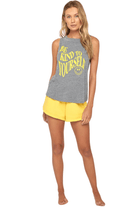 Spiritual Gangster Kind Jade Muscle Tank Heather Grey