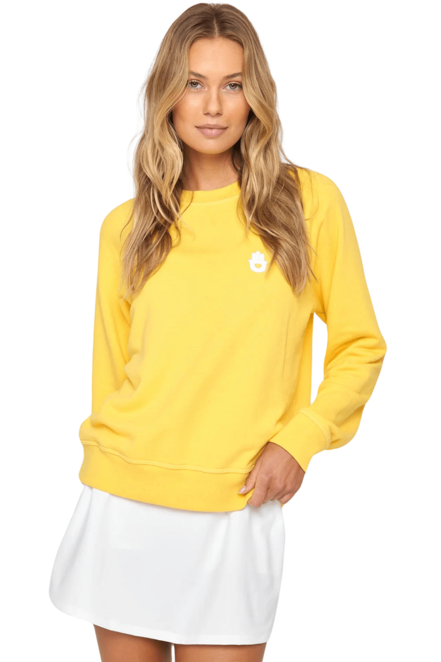 Spiritual Gangster Hamsa Forever Crew Sunflower